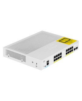 Cisco CBS350-16P-E-2G-EU łącza sieciowe Zarządzany L2/L3 Gigabit Ethernet (10/100/1000) Srebrny