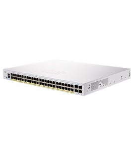 Cisco CBS350-48FP-4G-EU łącza sieciowe Zarządzany L2/L3 Gigabit Ethernet (10/100/1000) Srebrny