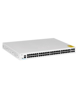 Cisco CBS250-48T-4X-EU łącza sieciowe Zarządzany L2/L3 Gigabit Ethernet (10/100/1000) Srebrny