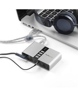 StarTech.com ICUSBAUDIO7D karta dźwiękowa 7.1 kan. USB