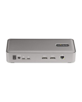 StarTech.com 129UE-USBC-KVM-DOCK przełącznik KVM Srebrny