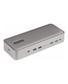 StarTech.com 129UE-USBC-KVM-DOCK przełącznik KVM Srebrny
