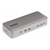 StarTech.com 129UE-USBC-KVM-DOCK przełącznik KVM Srebrny