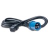 APC C19/IEC309 2.5m Czarny 2,5 m C19 panel