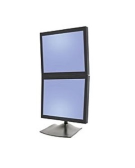 Ergotron DS100 SERIE 2X LCD FREESTAND/BLACK 28IN VERTICAL HIGHT 2 CLAM
