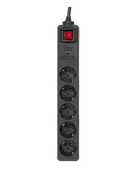 Listwa zasilająca ENERGENIE SPG5-C-10 (5 x VDE 3m kolor czarny)