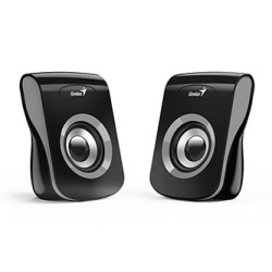 Genius głośniki SP-Q180, 2.0, 6W, czarno-szary, regulacja głośności, stołowy, 150Hz-20kHz, EOL