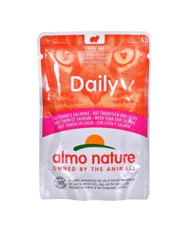 ALMO NATURE Daily Menu Tuńczyk z łososiem - mokra karma dla kota - saszetka 70 g