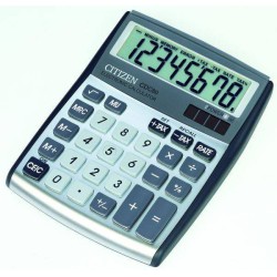 Kalkulator 135x108x24mm CITIZEN Design Line CDC80BLWB niebieski solarne+bateria GP189