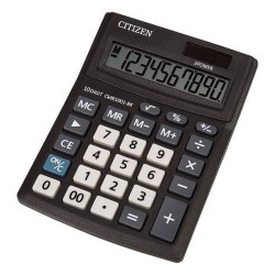 Kalkulator 137x102x31mm CITIZEN Business Line CMB1001BK czarny solarne+bateria LR1130