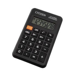 Kalkulator kieszonkowy 114x69x14mm CITIZEN Business Line LC310NR czarny bateria LR1130
