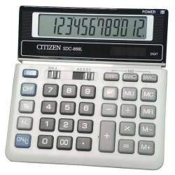 Kalkulator 154x152x29mm CITIZEN Business Pro Line SDC868L biało-czarny solarne+bateria CR2038