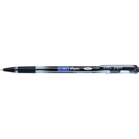 Długopis kulkowy LINC GLYCER 1300RF-BK czarny 0.7