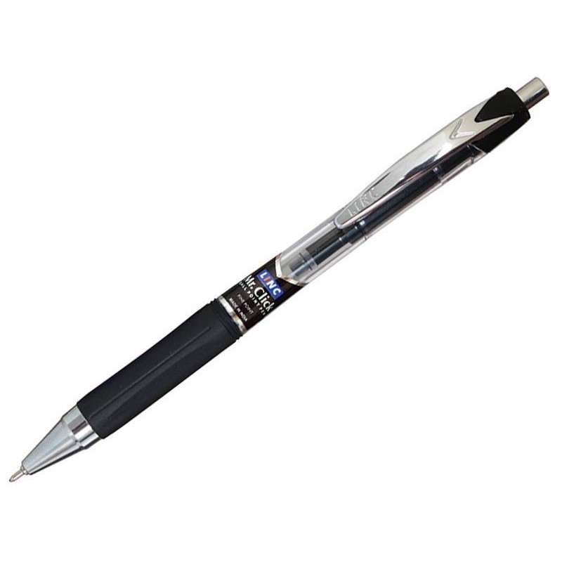 Długopis kulkowy automatyczny LINC Mr. Click 100BLK czarny 0.7