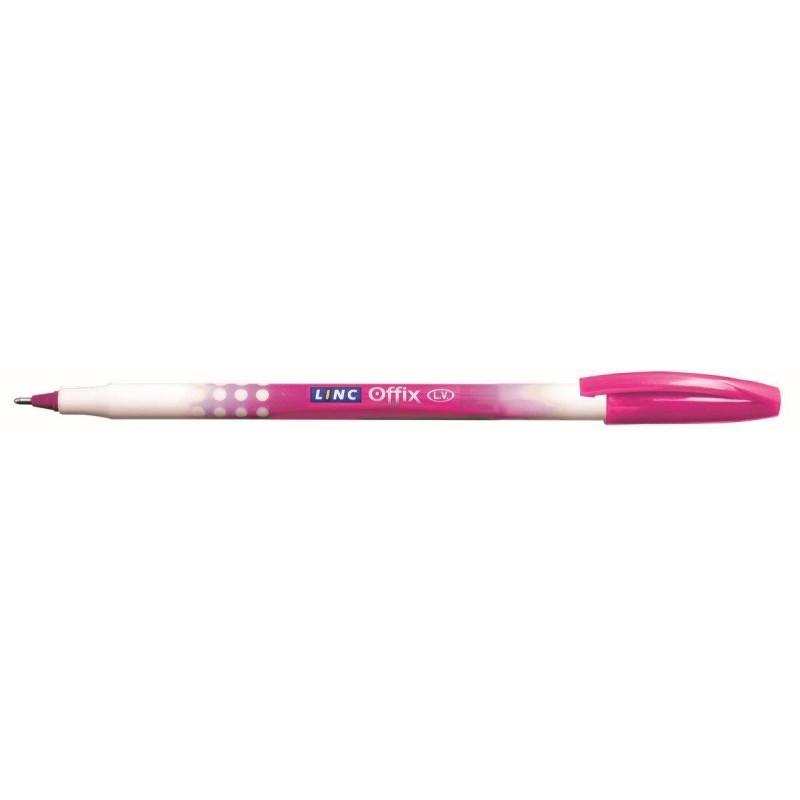 Długopis kulkowy LINC OFFIX 1500PIN różowy 1.0