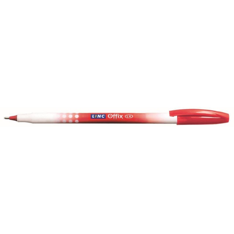 Długopis kulkowy LINC OFFIX 1500RED czerwony 1.0