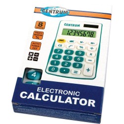 Kalkulator 116x75x18mm CENTRUM 80405 solarne + bateria guzikowa