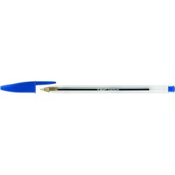 Długopis BIC CRISTAL 8478981 niebieski 1.0mm przezroczysta obudowa