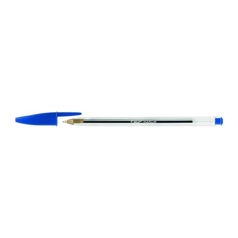 Długopis BIC CRISTAL 8478981 niebieski 1.0mm przezroczysta obudowa
