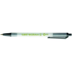 Długopis automatyczny BIC ECOLUTIONS CLIC STIC 8806871 czarny 1.0mm przezroczysta obudowa