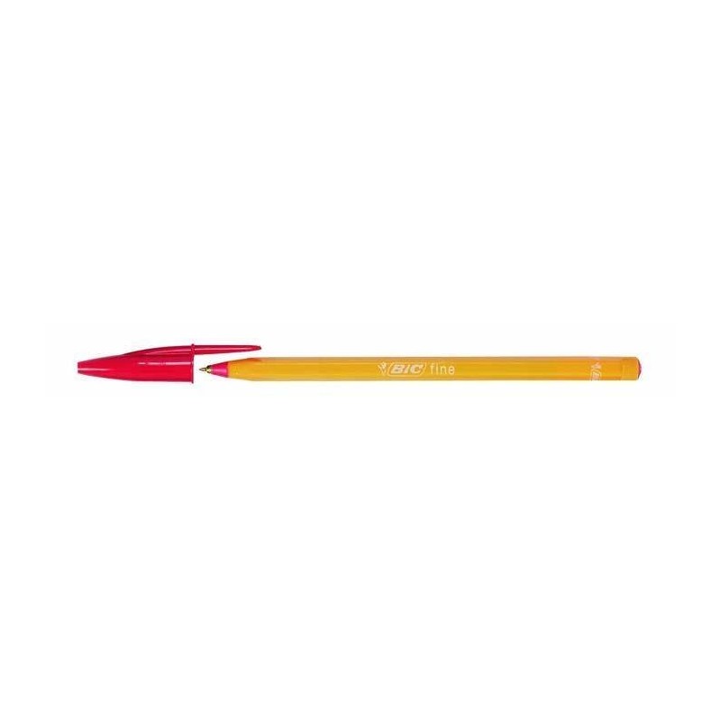 Długopis jednorazowy BIC ORANGE ORIGINAL FINE 8099241 czerwony 0.8mm pomarańczowa obudowa