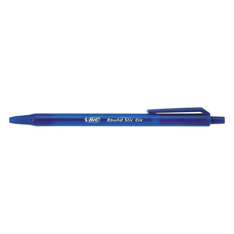 Długopis jednorazowy BIC ROUND STIC CLIC 926376 niebieski 1.0mm niebieska obudowa