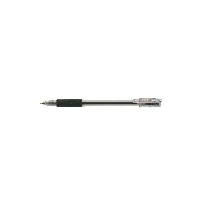 Długopis z gumowym uchwytem RYSTOR FUN 412-000  czarny 0.7mm