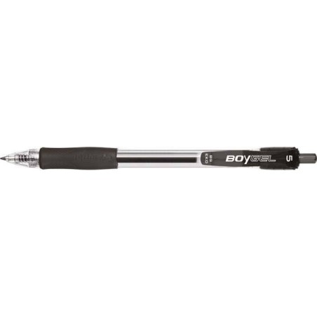 Długopis żelowy automatyczny z gumowym uchwytem RYSTOR BOY GEL EKO 422-000 czarny 0.5