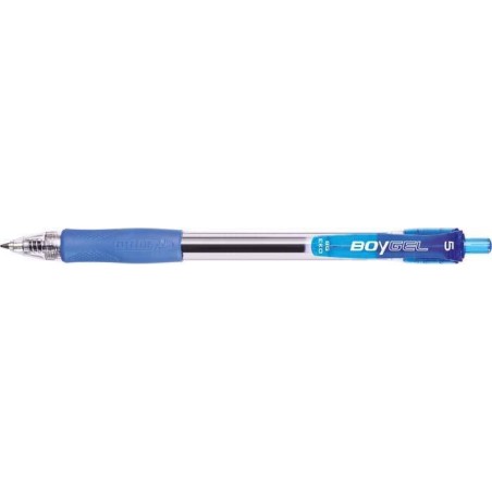 Długopis żelowy automatyczny z gumowym uchwytem RYSTOR BOY GEL EKO 422-002 niebieski 0.5