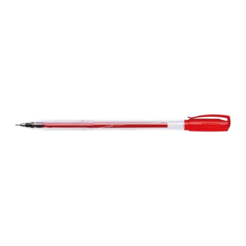 Długopis żelowy RYSTOR GZ-031B 426-001 czerwony 0.5