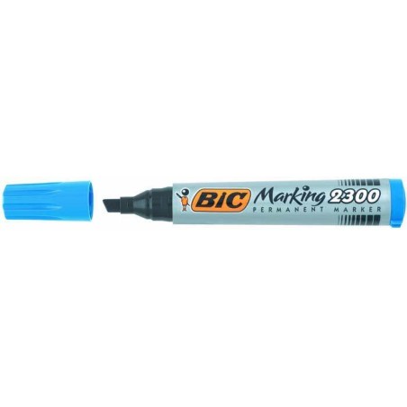 Marker permanentny BIC MARKING 2300 ECOLUTIONS 8209253 niebieski ścięta 3.7-5.5mm