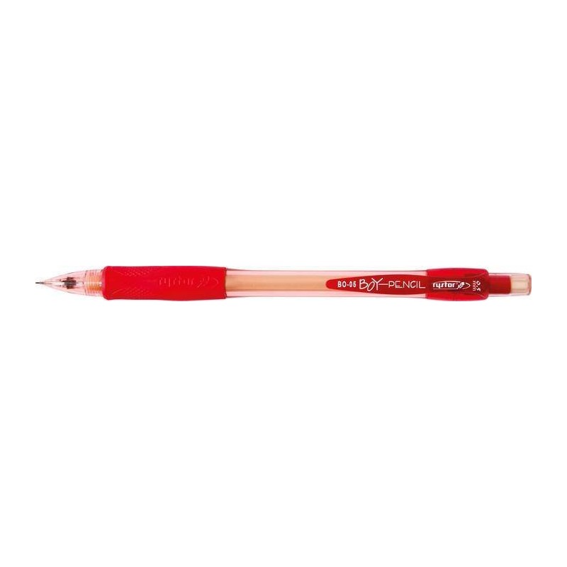 Ołówek automatyczny z gumką RYSTOR BOY-PENCIL 333-051CZERW czerwony 0.5