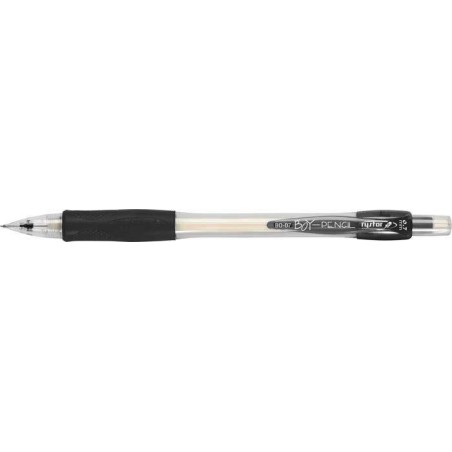 Ołówek automatyczny z gumką RYSTOR BOY-PENCIL 333-071CZAR czarny 0.7