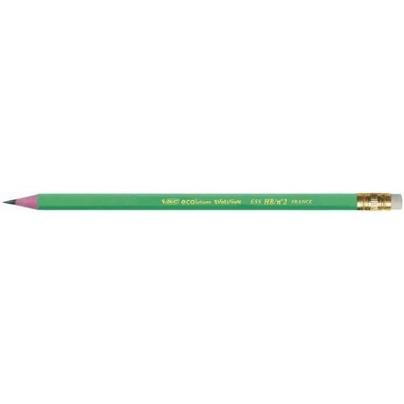Ołówek ostrzony z gumką bezdrzewny BIC EVOLUTION ORIGINAL 655 HB 8803323 HB