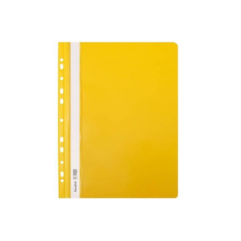 Skoroszyt twardy plastikowy z perforacją A4 BIUR-FOL ST-02-04 żółty 20szt