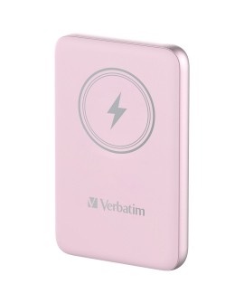 Verbatim Charge 'n' Go Litowo-polimerowy (LiPo) 10000 mAh Bezprzewodowe ładowanie Różowy