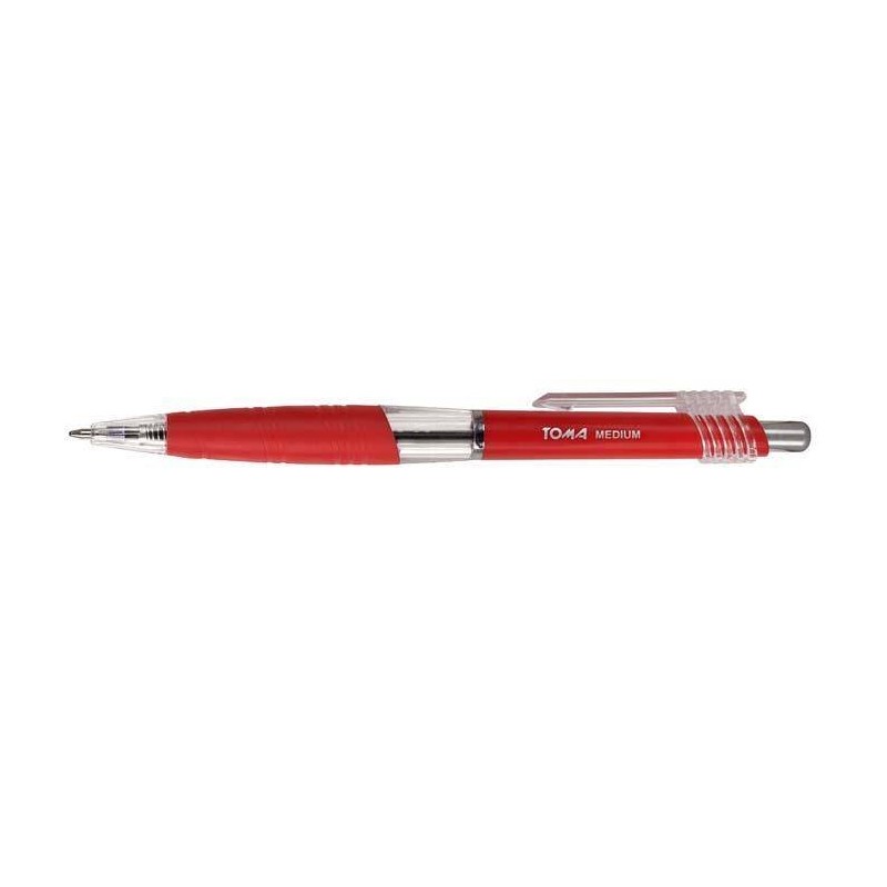 Długopis automatyczny TOMA MEDIUM TO-038 2 2 czerwony 1.0