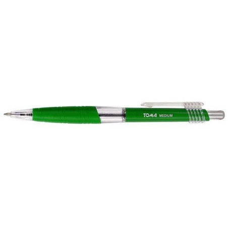 Długopis automatyczny TOMA MEDIUM TO-038ZIEL zielony 1.0