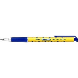 Długopis automatyczny TOMA SUNNY TO-060 1 2 niebieski 0.7 ob. żółta w gwiazdki