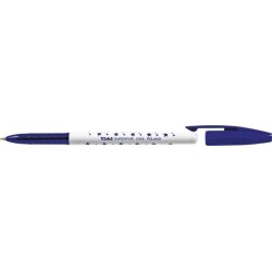 Długopis jednorazowy TOMA SUPERFINE TO-059 1 2 niebieski 0.5 ob. w gwiazdki