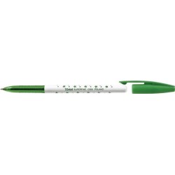 Długopis jednorazowy TOMA SUPERFINE TO-059 4 2 zielony 0.5 ob. w gwiazdki