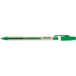 Długopis żelowy TOMA STUDENT TO-071 4 2 zielony 0.5 ob. przeźroczysta