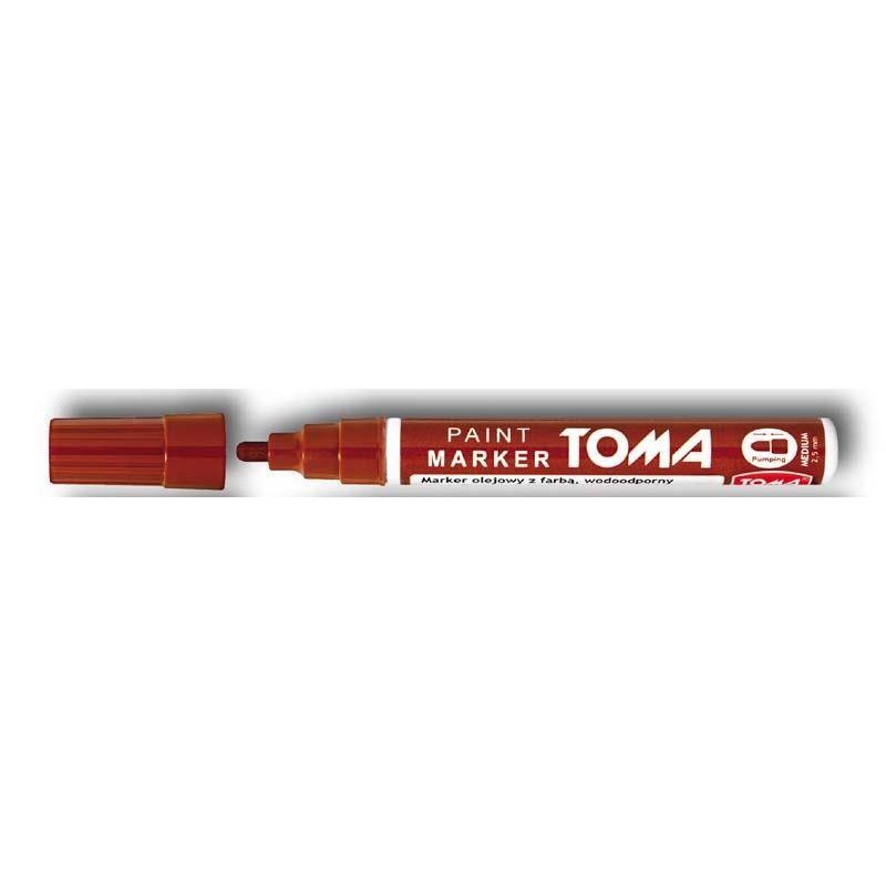 Marker olejowy TOMA 440 TO-440 6 2 brązowy 2.5mm
