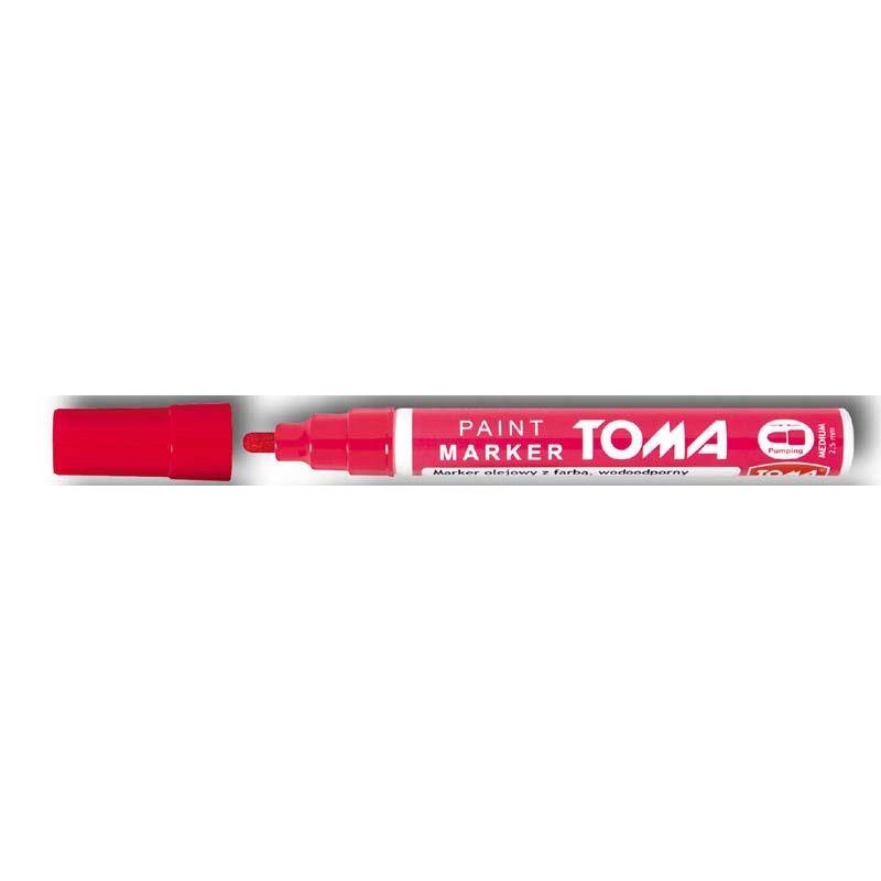 Marker olejowy TOMA 440 TO-440 2 2 czerwony 2.5mm