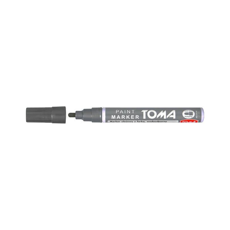 Marker olejowy TOMA 440 TO-440SZARY szary 2.5mm