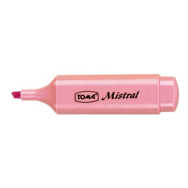 Zakreślacz TOMA MISTRAL TO-334 RÓŻ PASTEL różowy pastel 1-5mm