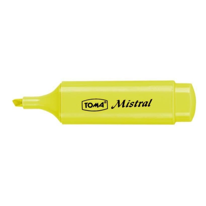 Zakreślacz TOMA MISTRAL TO-334 ŻÓŁTY PASTEL żółty pastel 1-5mm