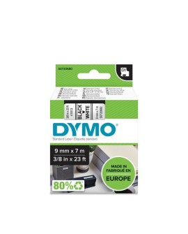 Taśma barwiąca DYMO D1 9mmx7m czarny/biały S0720680 (9 mm )