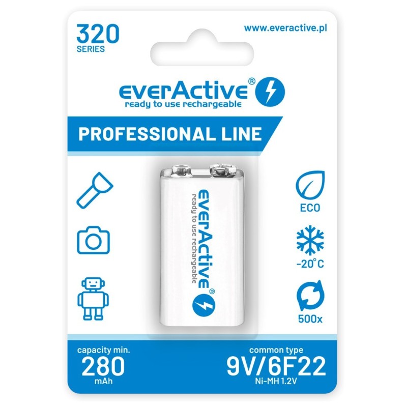 Zestaw akumulatorków everActive EVHRL22-320 (320 mah Ni-MH)