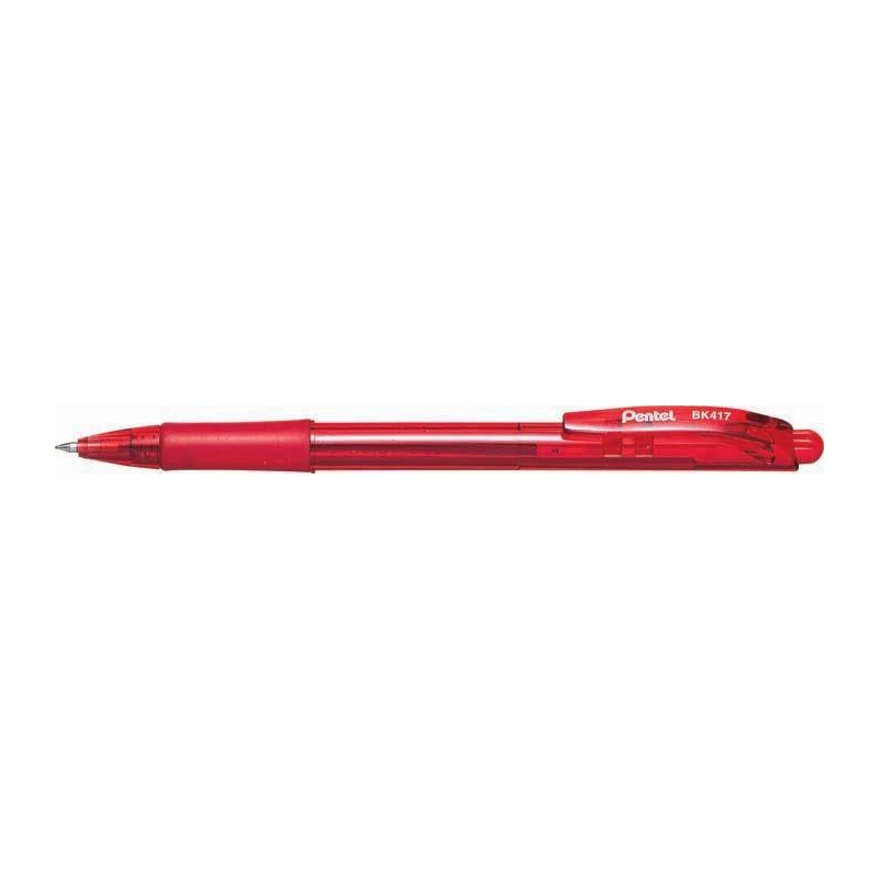 Długopis automatyczny PENTEL WOW BK417-B czerwony 0.7